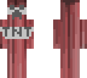fixed pastel red tnt creeper