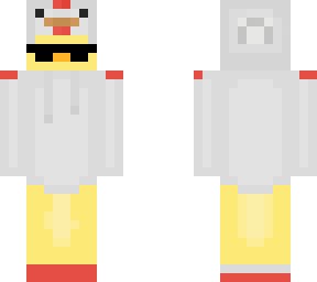 glasses chicken boi (you can get the glasses off by going to skin costmias and