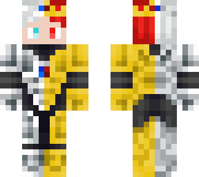 gold and silver knight