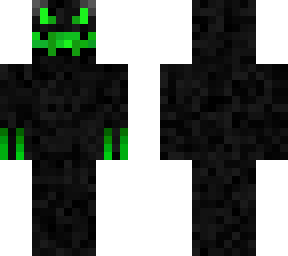 green angry enderman