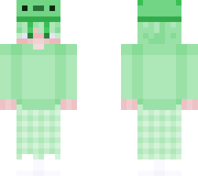 green axolotl boy