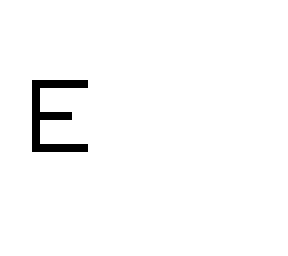 its an e