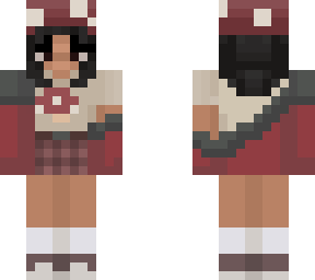 mushroom anime girl by mandeviilla (brown skin version)