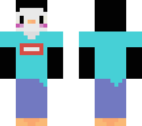 penguin wearing georgenotfound outfit