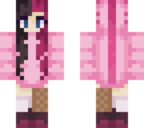 Pink Axolotl Hoodie | Minecraft Skin