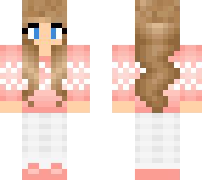 pink winter girl
