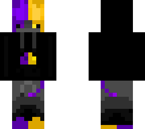 purple and yellow boy