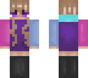 purpled girl
