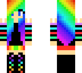 rainbow girl