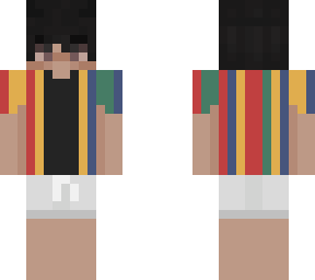 rainbow retro polo :d (no headband)