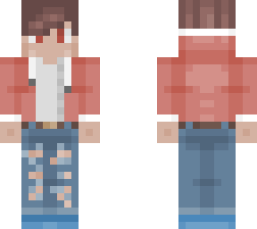 red open hoodie guy
