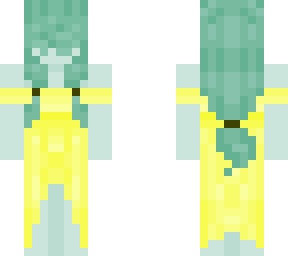 sage ~ yellow dress