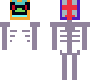 strange frog faced skeleton