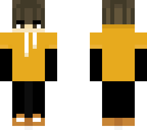 *-orange hoodie-*