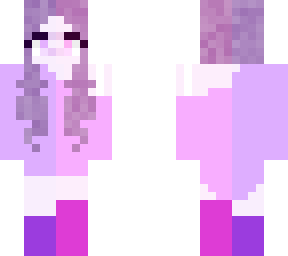 + - purple and pink - +