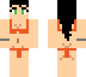 a woman un bikini