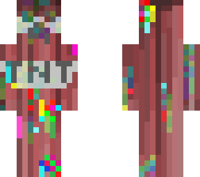 attempted glitched red tnt creeper