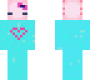 axalotl girl with onesies  (baby)