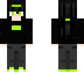 black and green