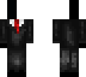 black and white in suit