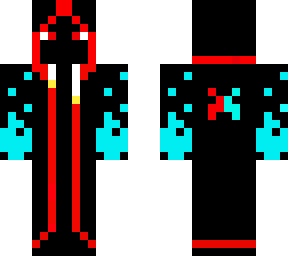 black jacket with red stripe