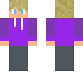 blond boy with hoodie