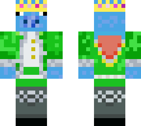 blue an green technoblade