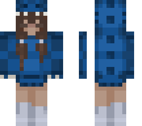 blue dinosaur girl