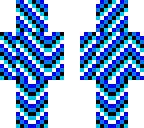blue pixels