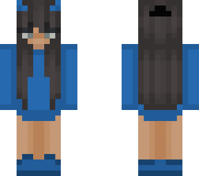 blue sweater girl