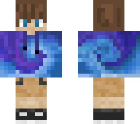 blue tye dye hoodie