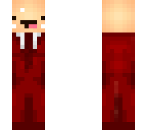 breadstick in a suit