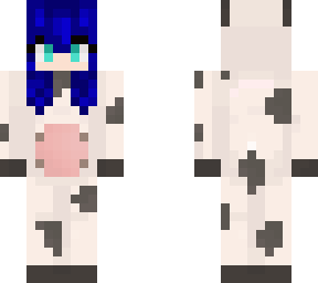 cow cute girl