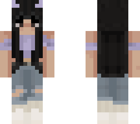 cute lavender devil, off the sleeve shirt