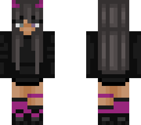 cute purple devil girl<3