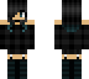 de-wolfed midnightstars53's wolf girl skin