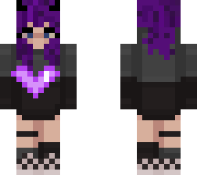 demon w/ heart sweater
