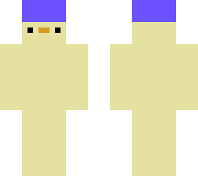 duck with purple hat