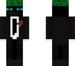 endle with mask and suit