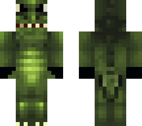 gator with gloves