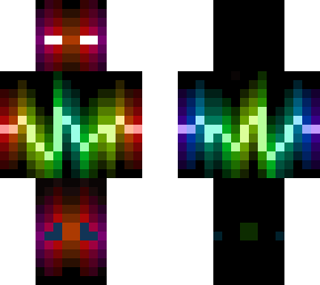 glitched rainbow
