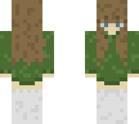 green sweater