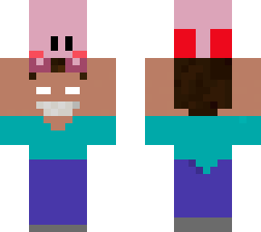 herobrine holding kirby