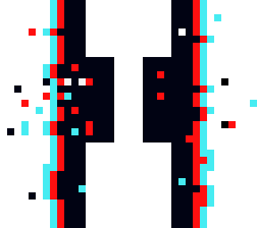 messy glitch