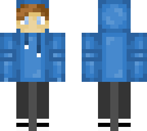 new blue hoodie male