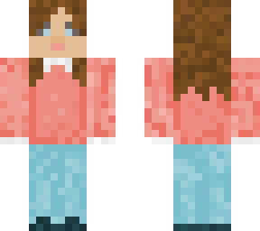 pink sweater with collar