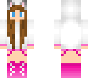 pink wolf girl