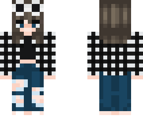 plaid girl