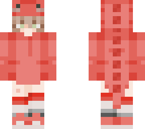 red dino onesie
