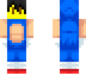 sweetlitlbumblb in a sonic onesie
